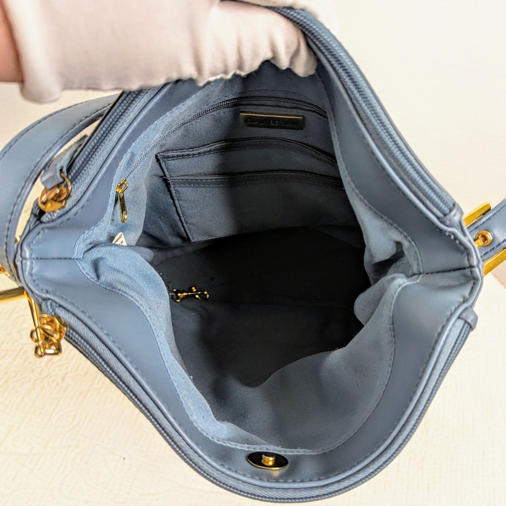 Giani Bernini Light Blue Shoulder Bag‎ - Picture 15 of 16